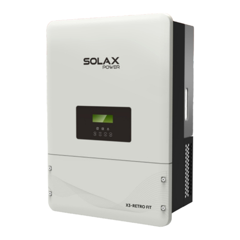 SolaX Power X3-Retro Fit Series User manual