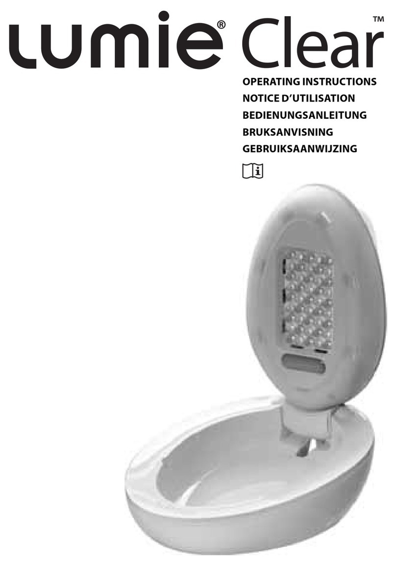 Lumie Clear Series operating instructions