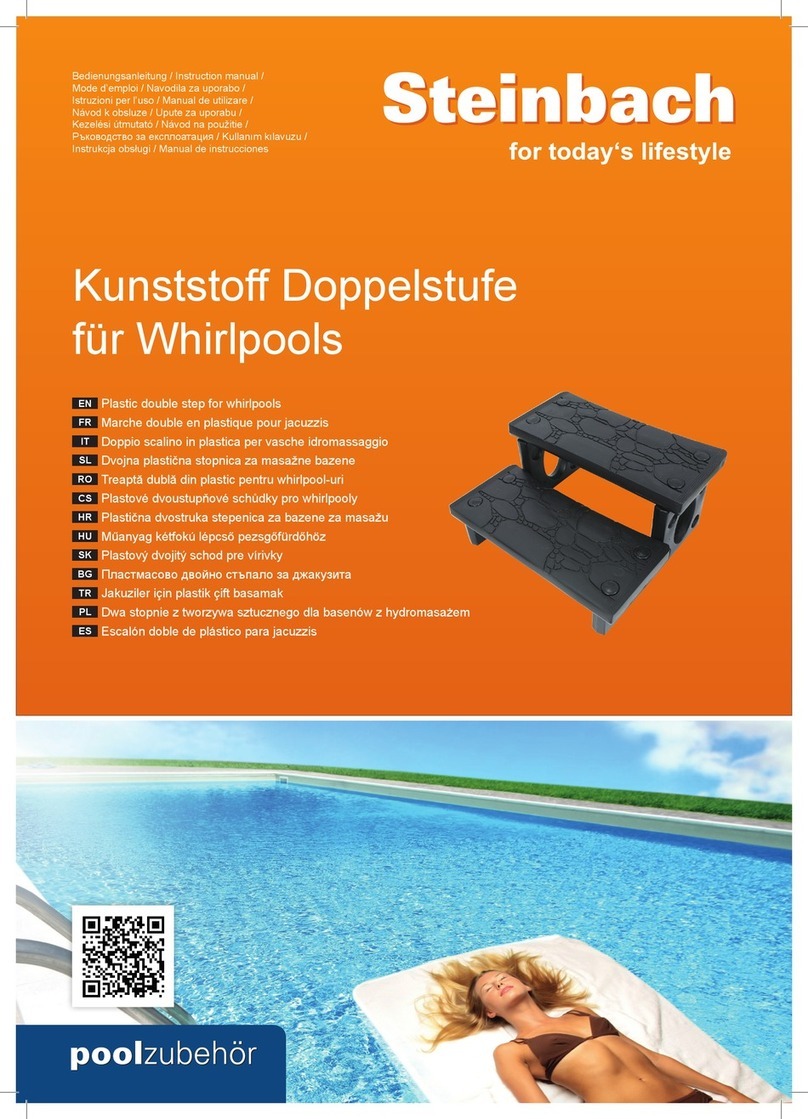 Steinbach Plastic double step for whirlpools User manual