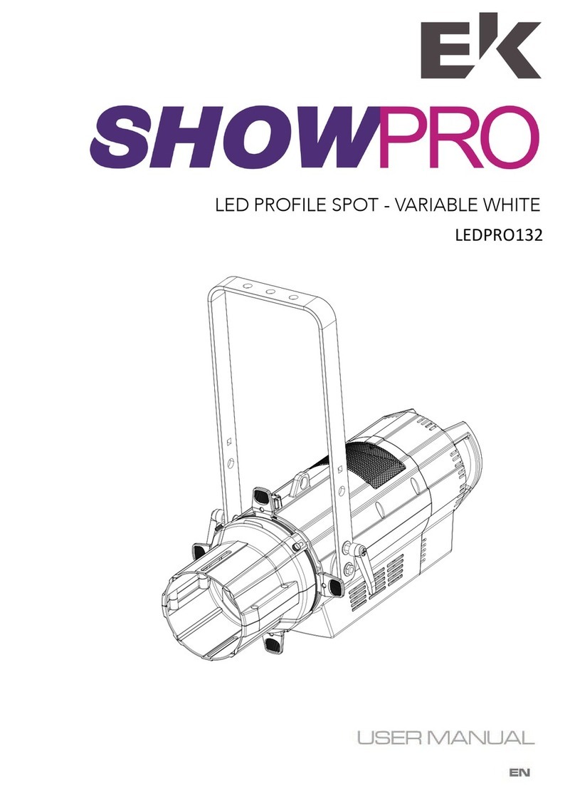 EK ShowPro LEDPRO132 user manual