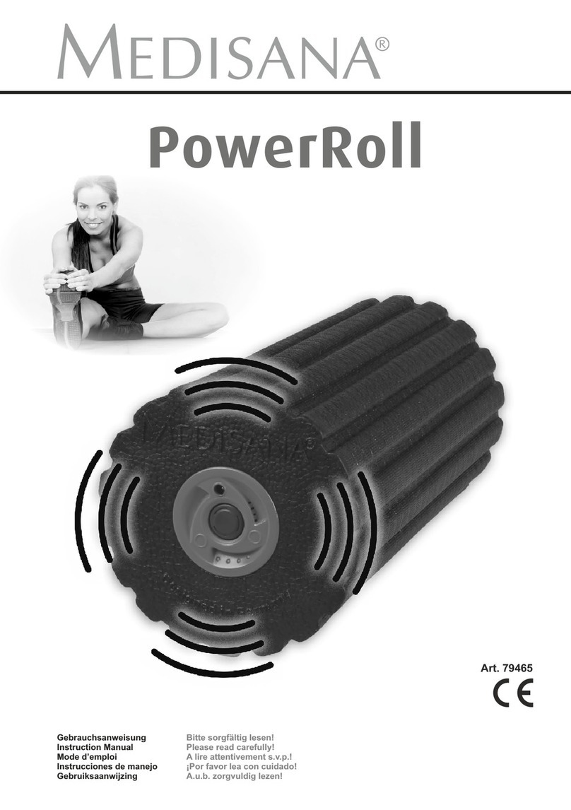 Medisana PowerRoll instruction manual