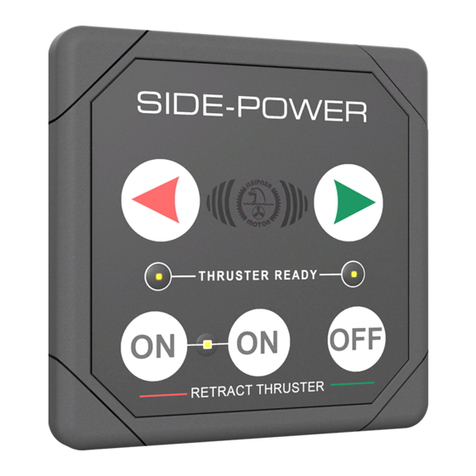 SLEIPNER MOTOR AS SIDE-POWER S-linkControl Panel 8700 Installation and user manual