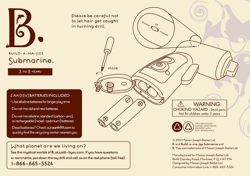 B Build-a-ma-Jigs Submarine BX1324 quick start guide