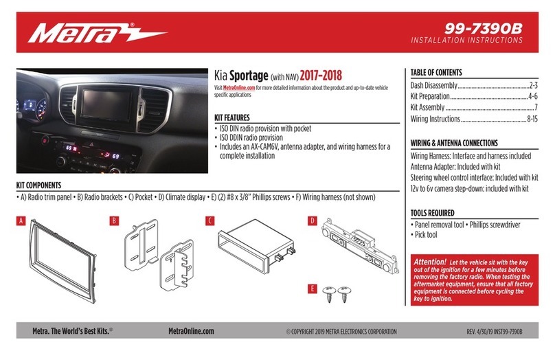 Metra Electronics 99-7390B installation instructions