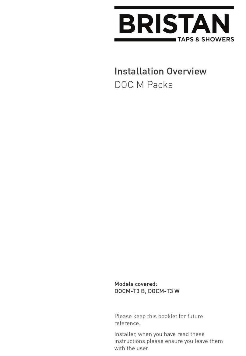Bristan DOC M Series Installation overview