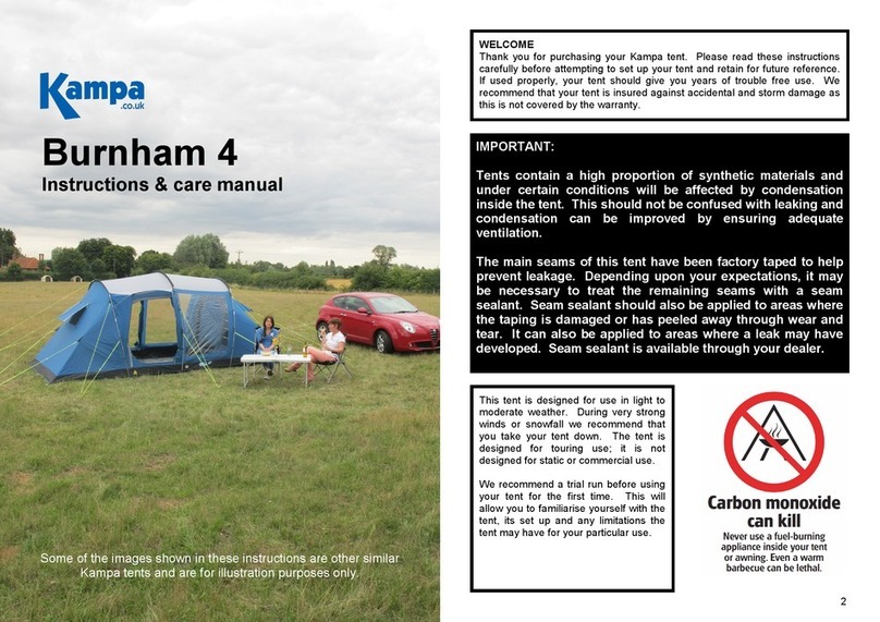 Kampa Burnham 4 User manual