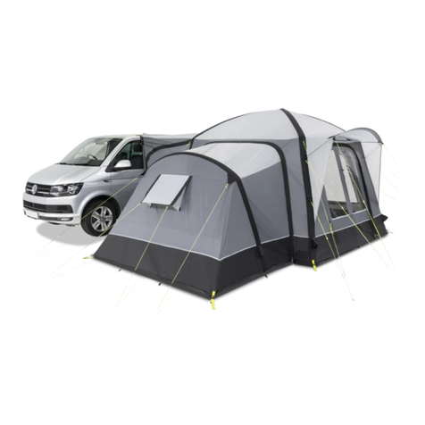 Kampa Travel Pod Cross AIR Instructions & care manual