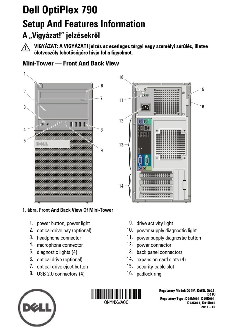 Dell OptiPlex 790 Owner's manual