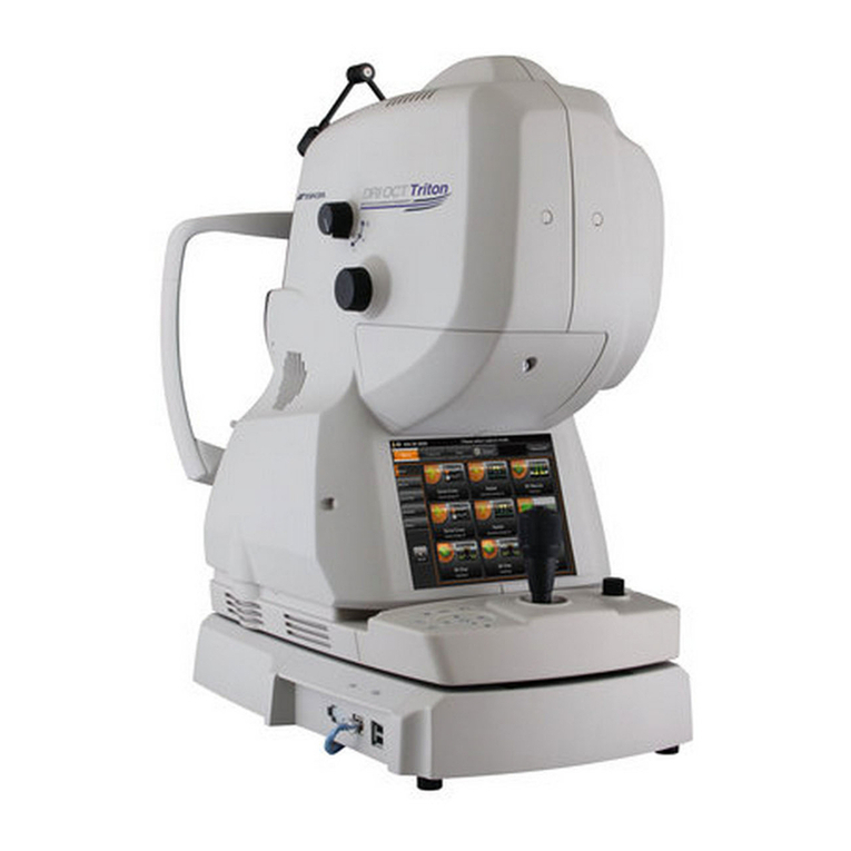 Topcon DRI OCT Triton User manual
