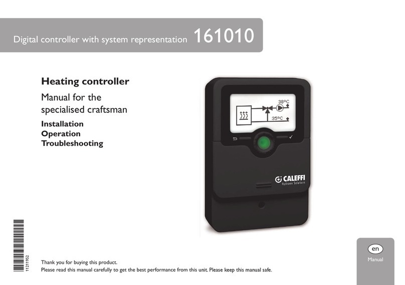 CALEFFI 161010 User manual