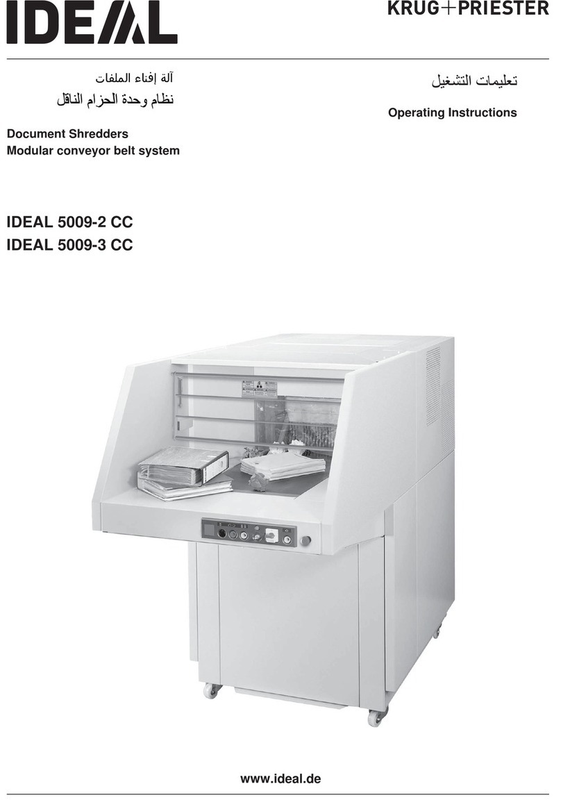 KRUG+PRIESTER IDEAL 5009-2 CC operating instructions