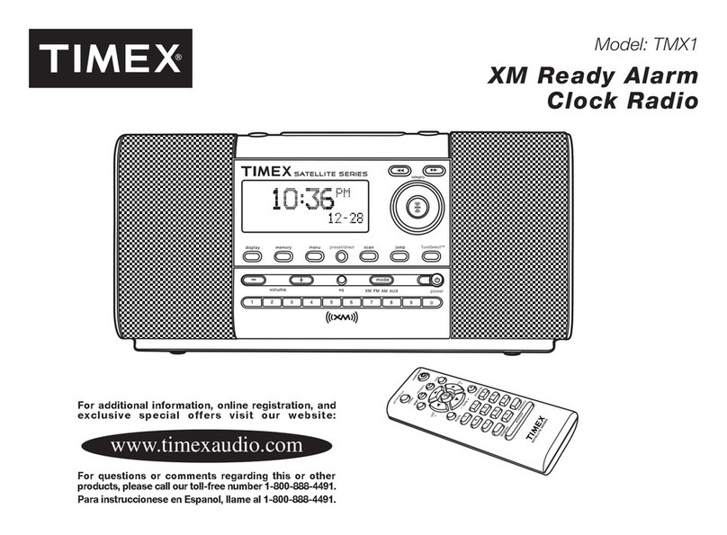 Timex Satellite Series User manual