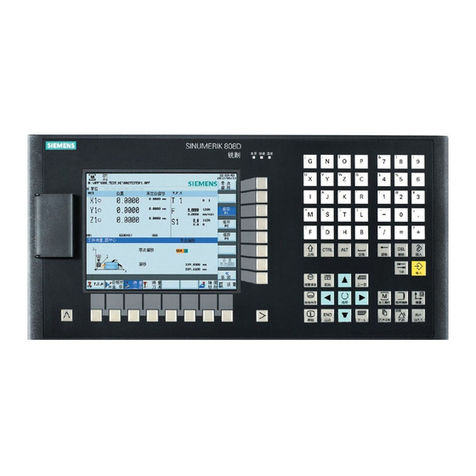 Siemens SINUMERIK 808D Quick start guide