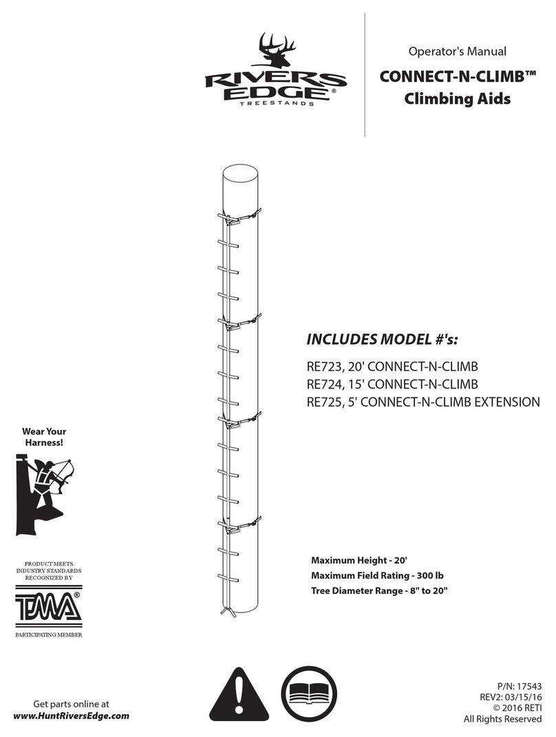 Rivers Edge CONNECT-N-CLIMB RE723 Operator's manual