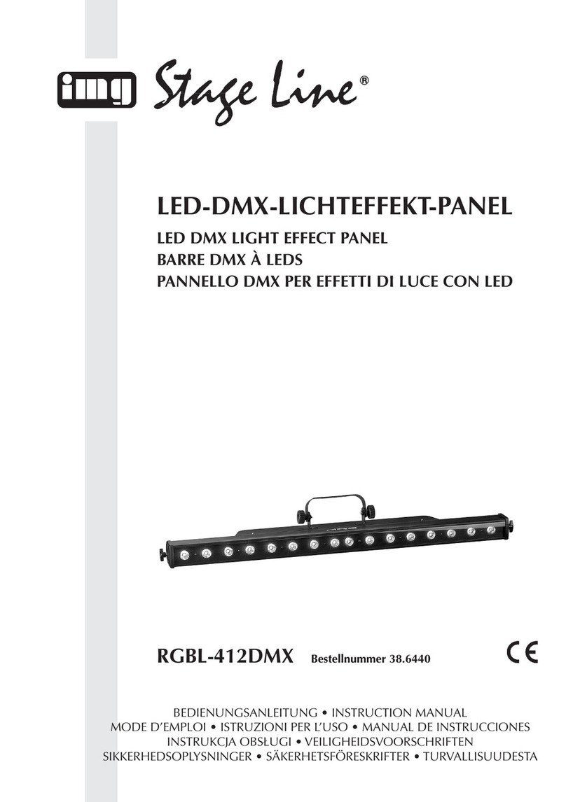 IMG STAGE LINE RGBL-412DMX User manual