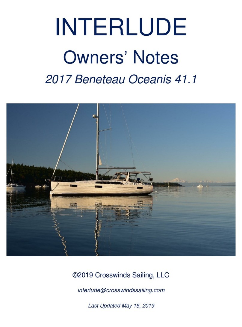 BENETEAU Oceanis 41.1 2017 Quick start guide