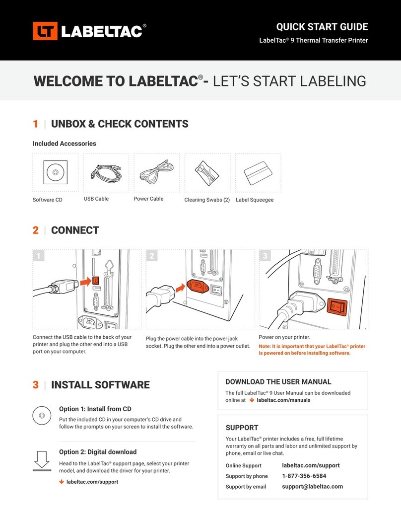 LabelTac 9 User manual