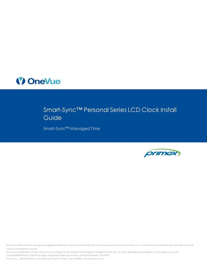 Primex Smart-Sync Personal Series User manual