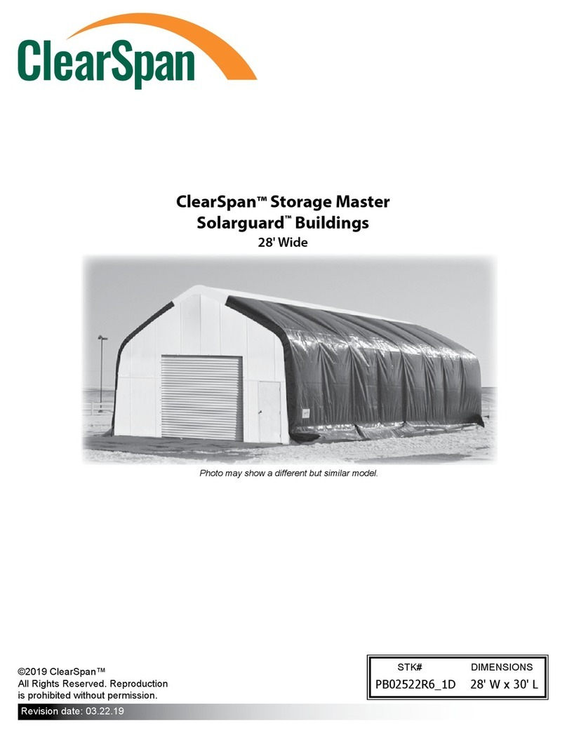 ClearSpan Storage Master Solarguard Series Assembly manual