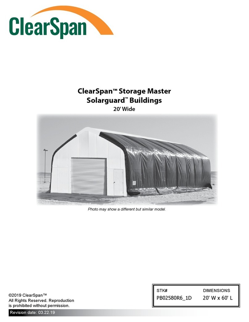 ClearSpan Storage Master Solarguard Series Assembly manual