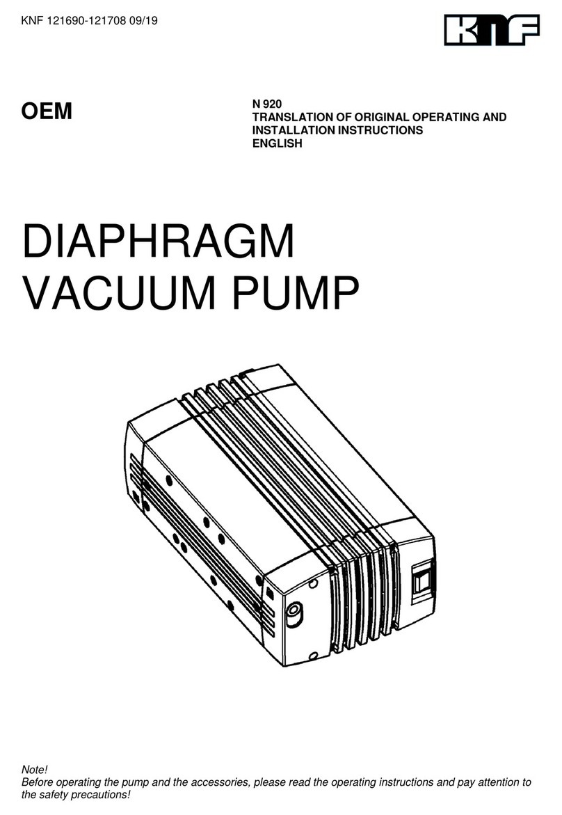KNF N 920 APE-W Assembly instructions