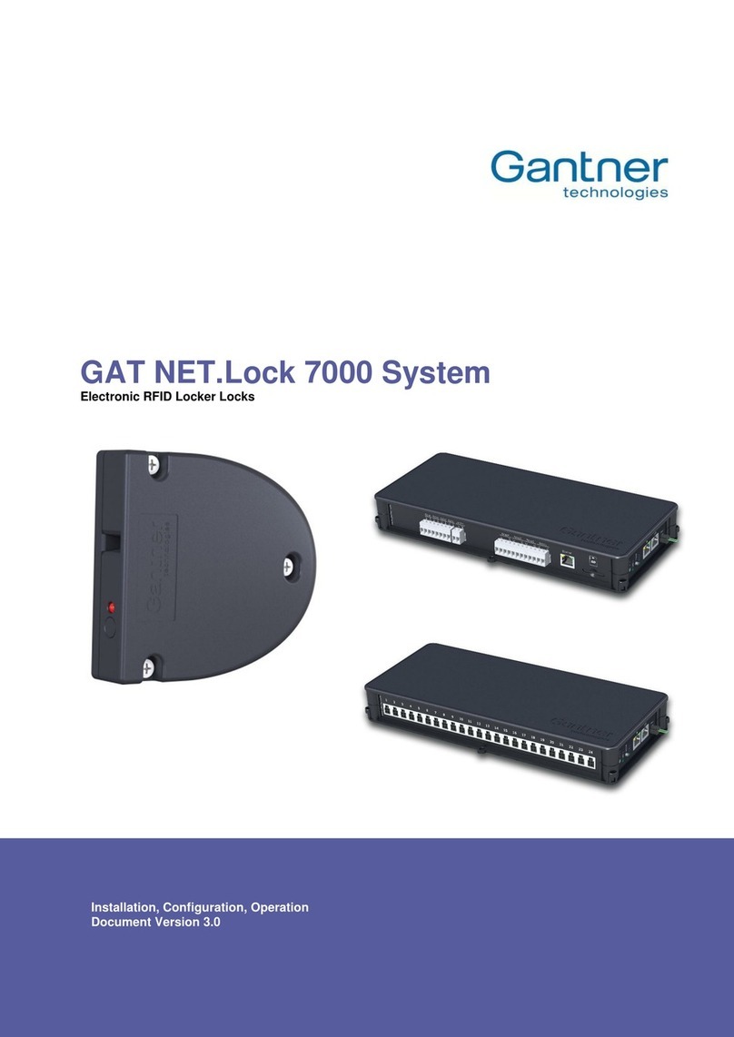 Gantner GAT NET.Lock 7000 Quick guide