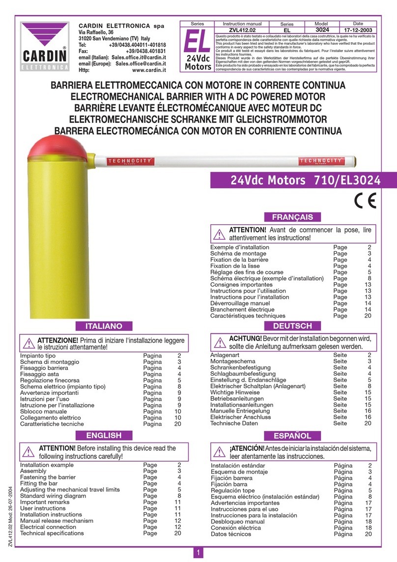 Cardin Elettronica EL Series User manual