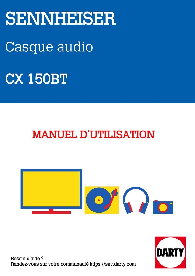 Sennheiser CX 150BT SEBT2 User manual