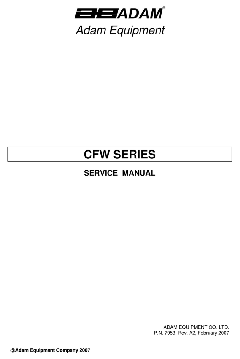Adam CFW Series Service manual