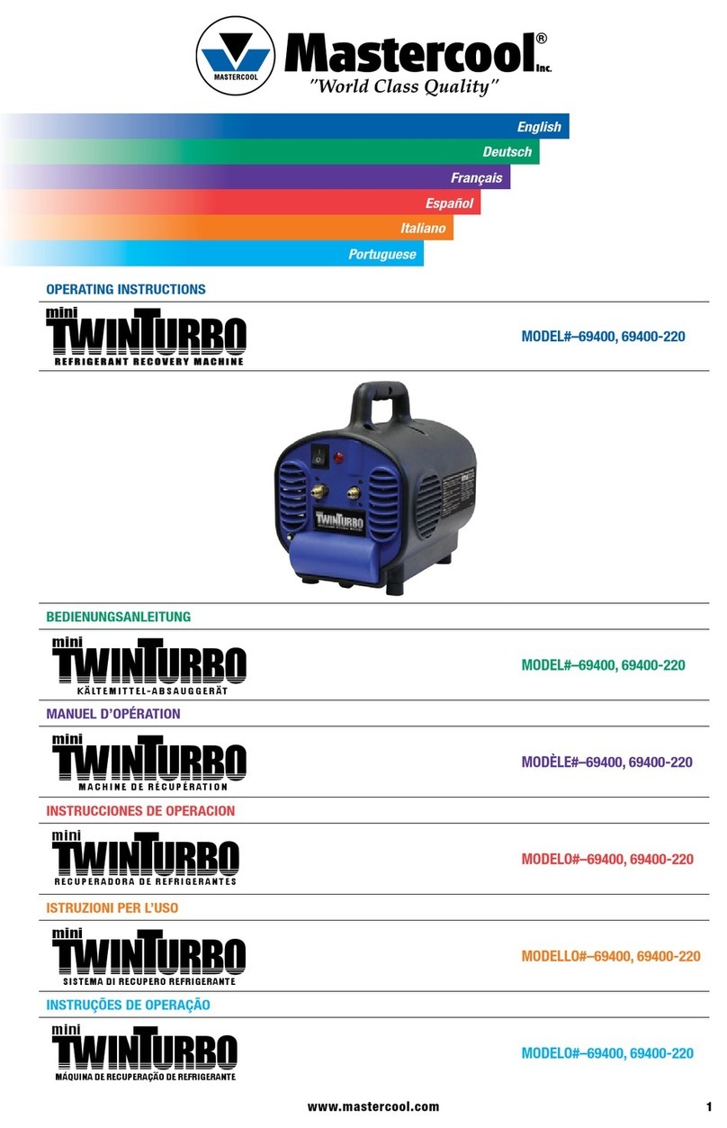 Master cool Mini Twin Turbo Series operating instructions
