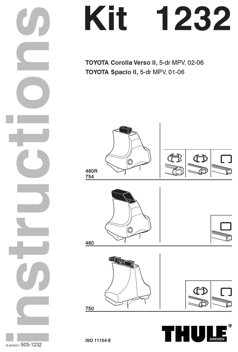 Thule 1232 User manual