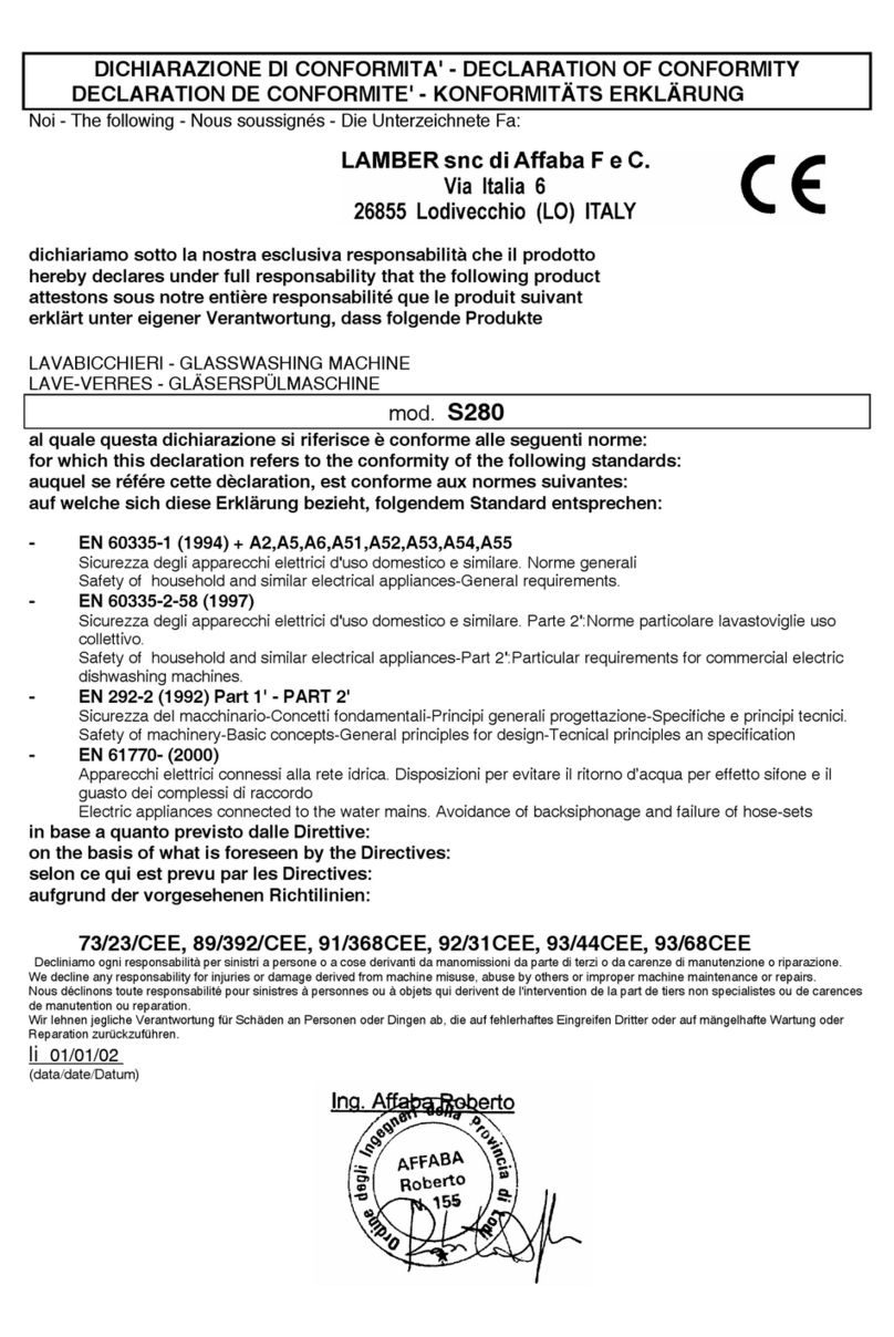 lamber S280 Instruction Manual
