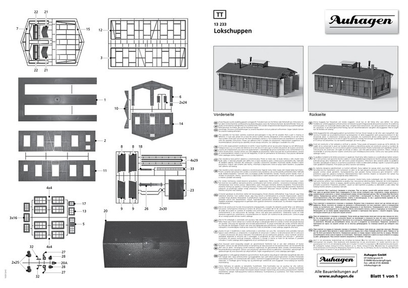 Auhagen 13 233 Assembly manual