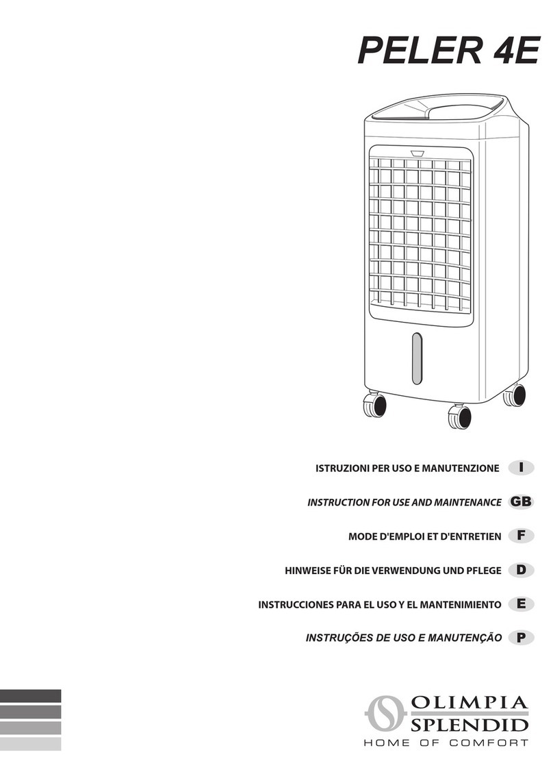 Olimpia splendid PELER 4E Specification sheet
