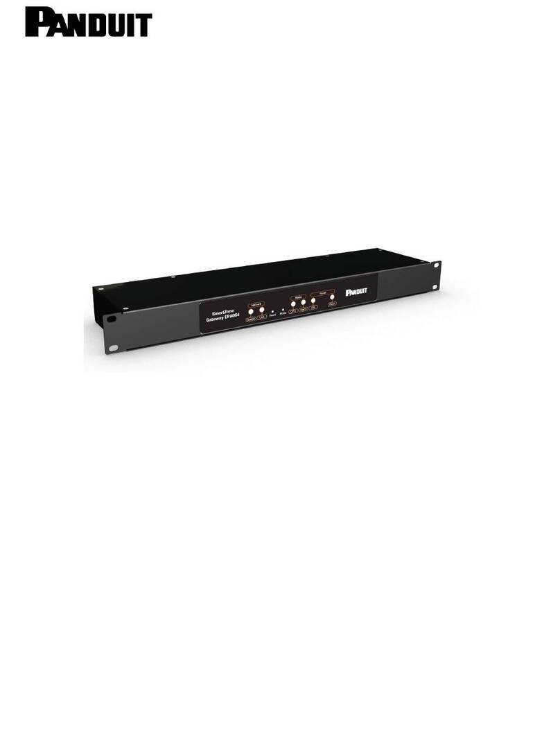 Panduit SmartZone EPA064 User manual Panduit SmartZone EPA064 User manual