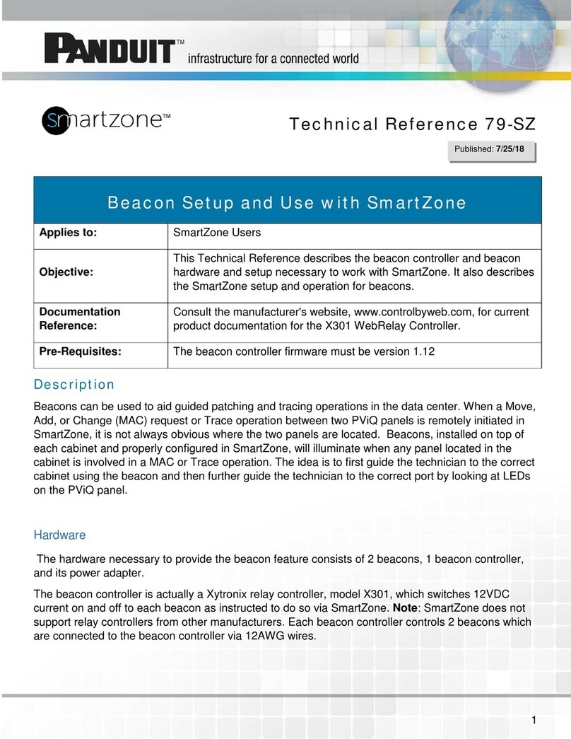 Panduit SmartZone Use and care manual Panduit SmartZone Use and care manual