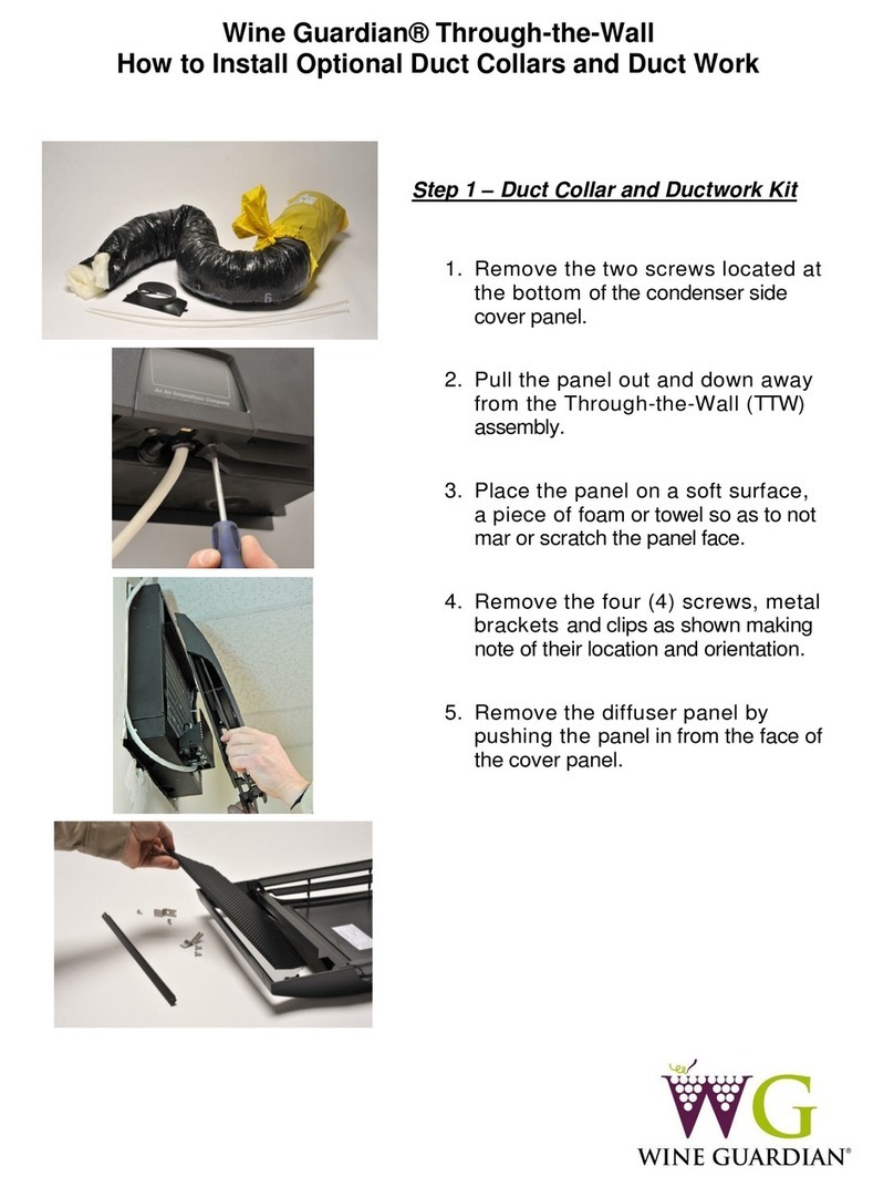 Wine Guardian Through-the-Wall manual