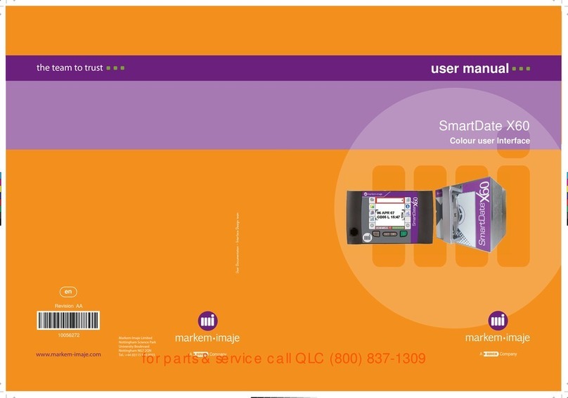 Dover Markem Imaje SmartDate X60 user manual