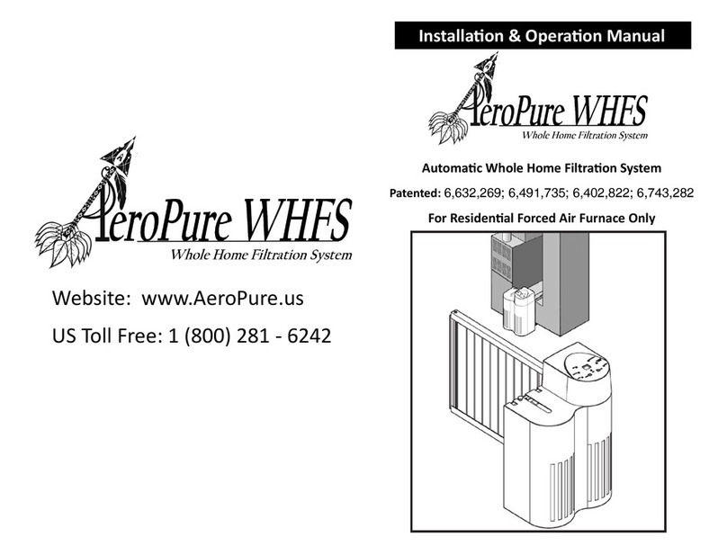 AeroPure WHFS user manual
