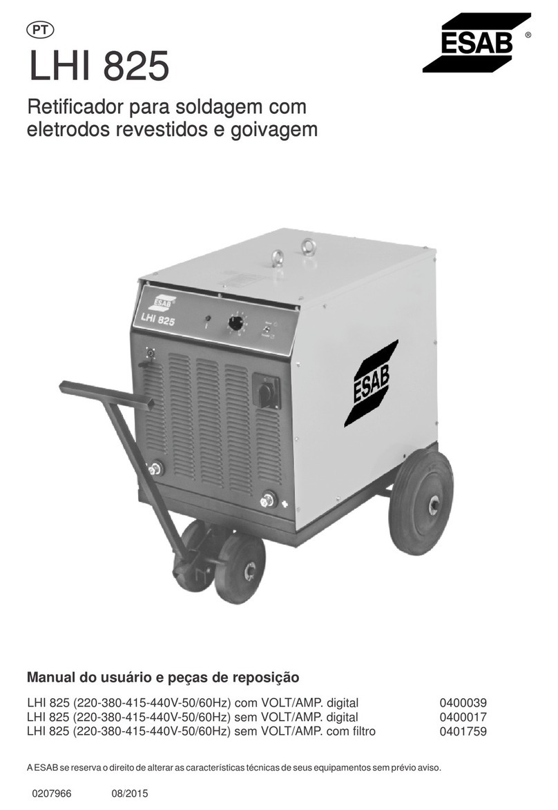 ESAB LHI 825 Guide
