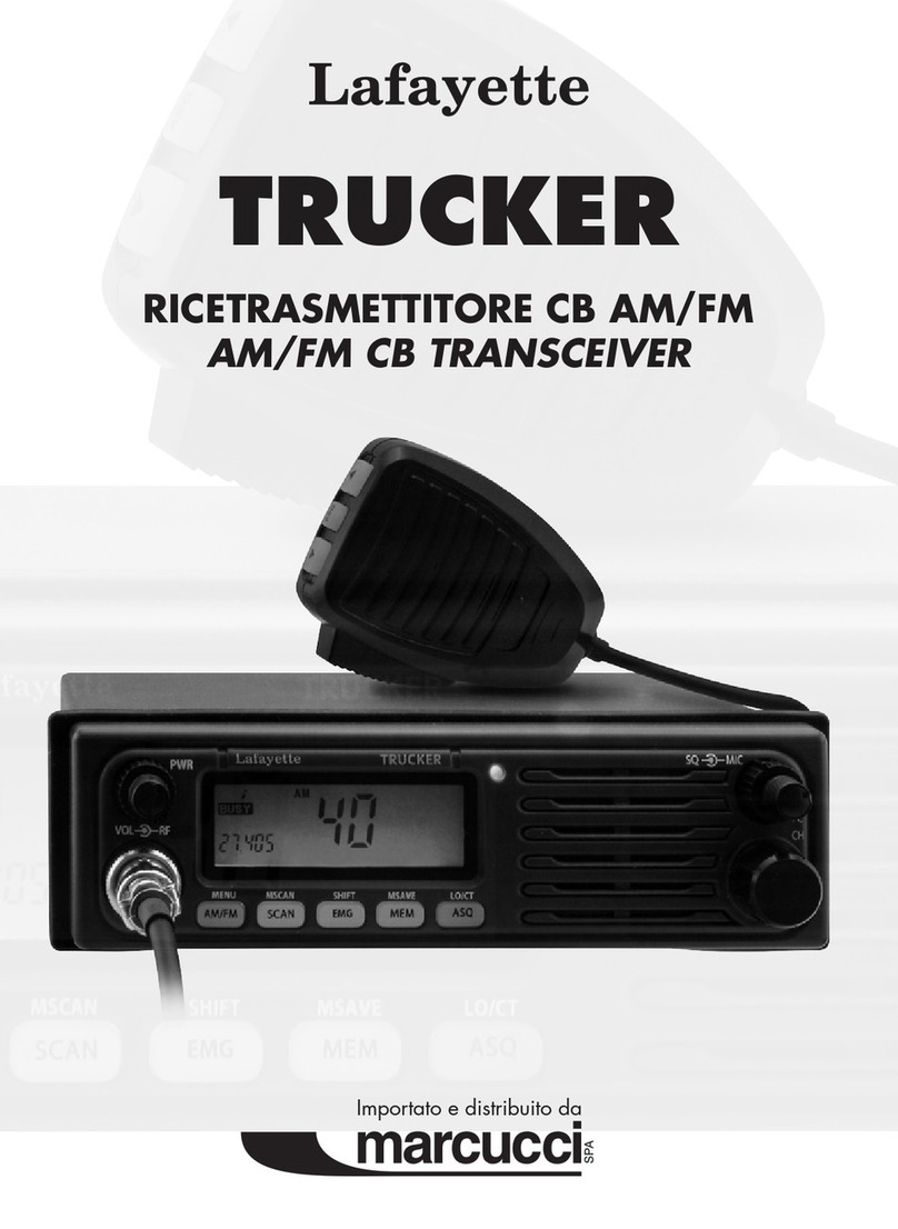 Marcucci Lafayette TRUCKER installation manual Marcucci Lafayette TRUCKER installation manual