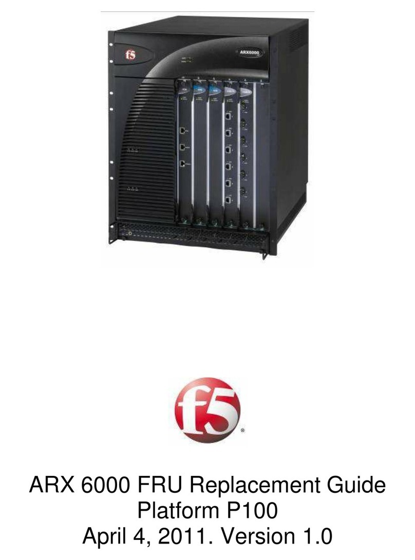F5 ARX 6000 Replacement guide