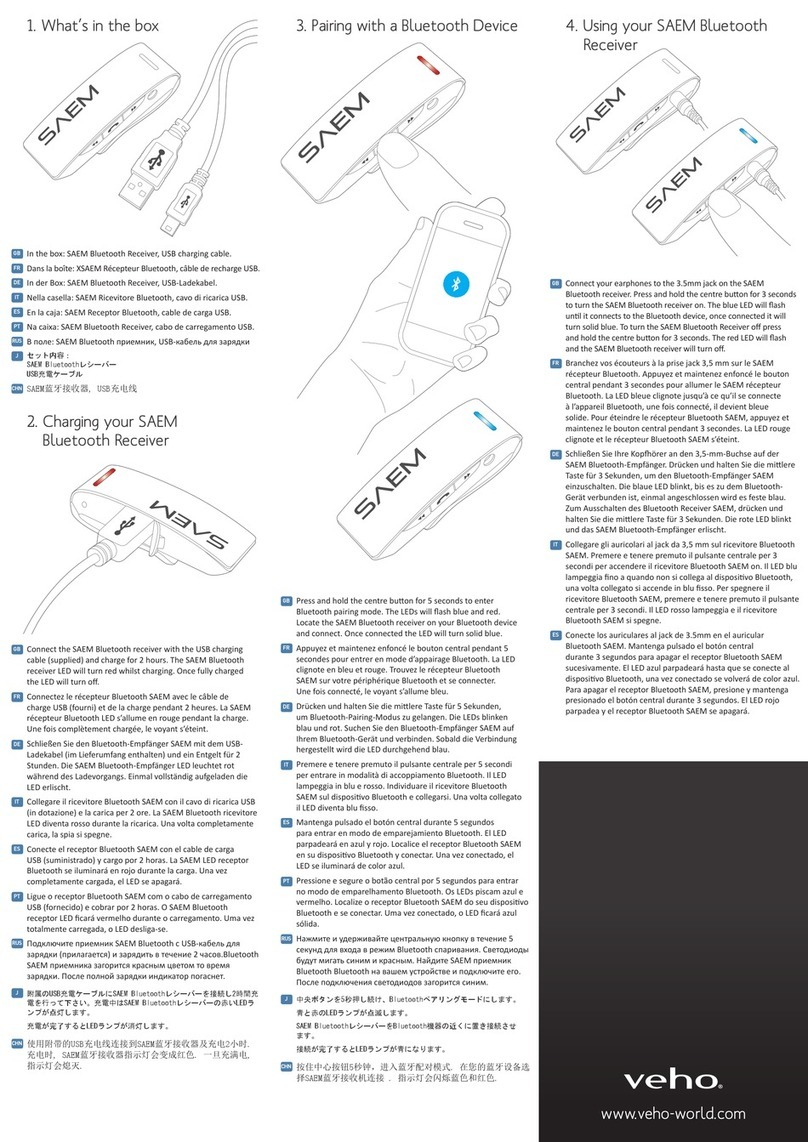 Veho SAEM VBR-001-S User manual