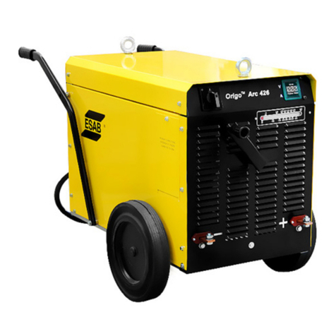 ESAB Origo Arc 406 User manual