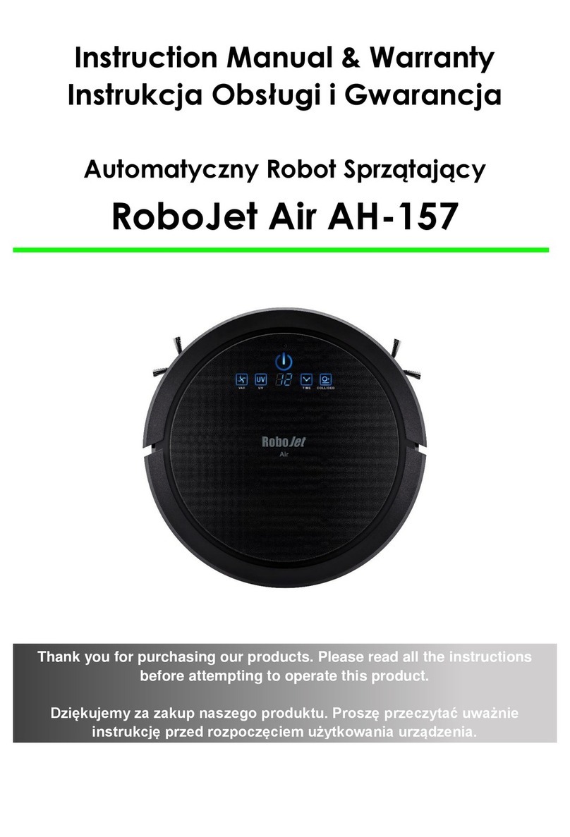 RoboJet Air AH-157 Instruction manual & warranty