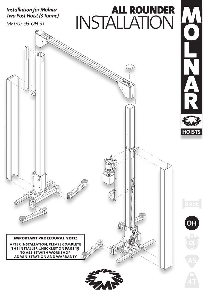 Molnar MF1705-93-OH-3T Installation