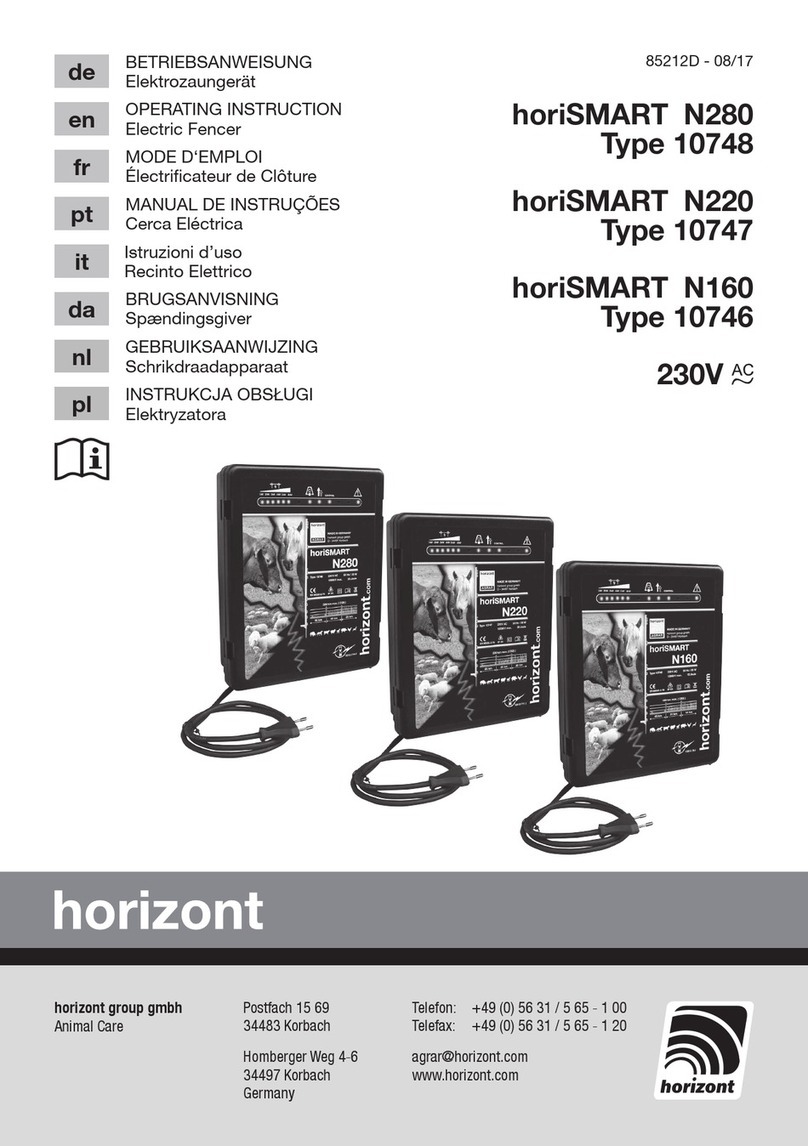 Horizont horiSMART N280 Operating	 instruction