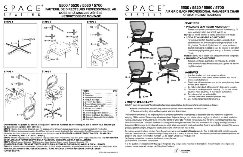 Space 5520 operating instructions Space 5520 operating instructions