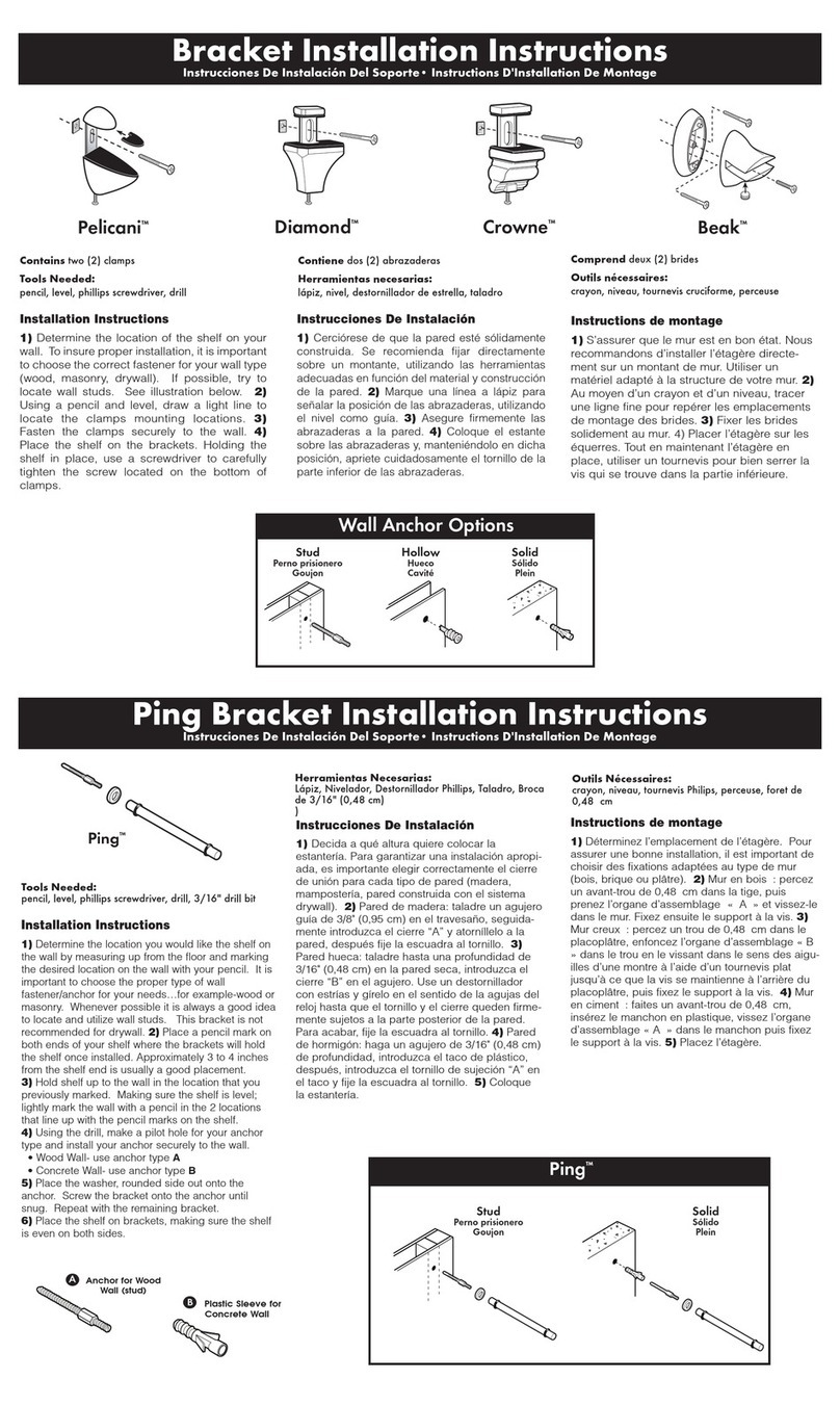 LTL AMORE Glace Series installation instructions LTL AMORE Glace Series installation instructions