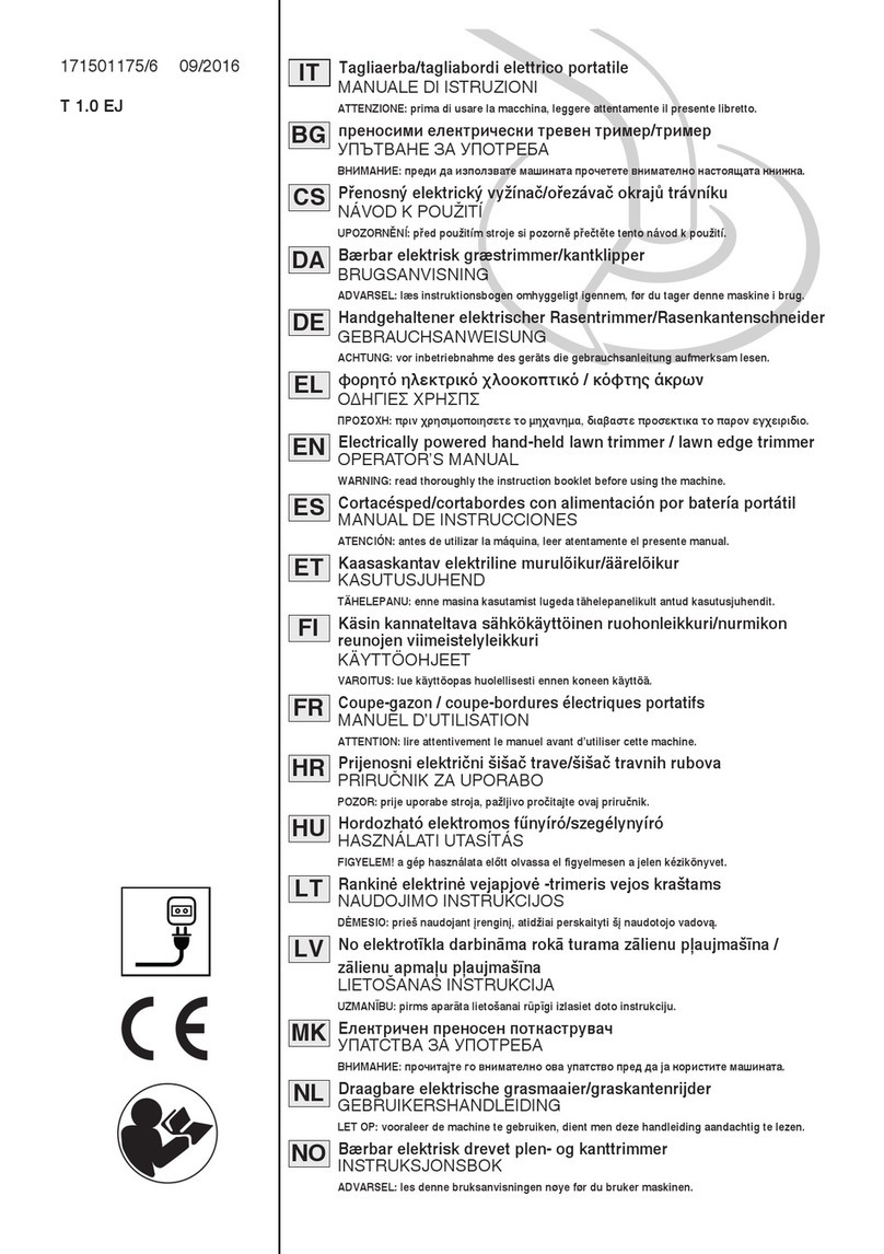Stiga T 1.0 EJ Operator's manual